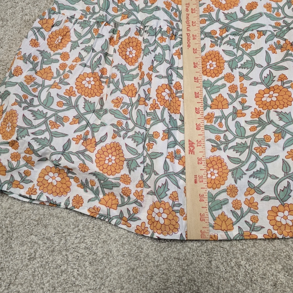 Victoria Dunn Womens Floral Knee Length Dress Sz L Spring Boho NWT - Picture 2 of 8
